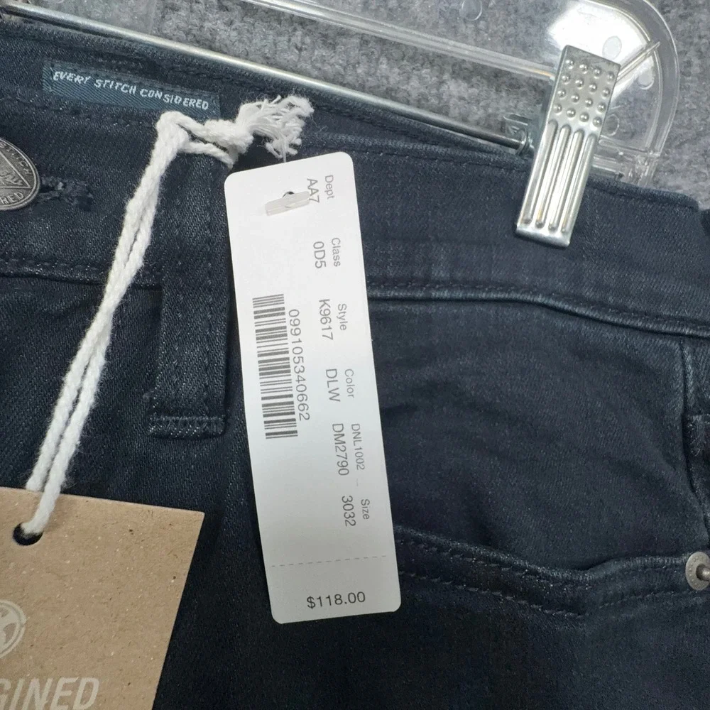 J.Crew 484 Slim Fit Jeans Mens 30x32 Blue Stretch Denim Tapered Leg Casual NEW